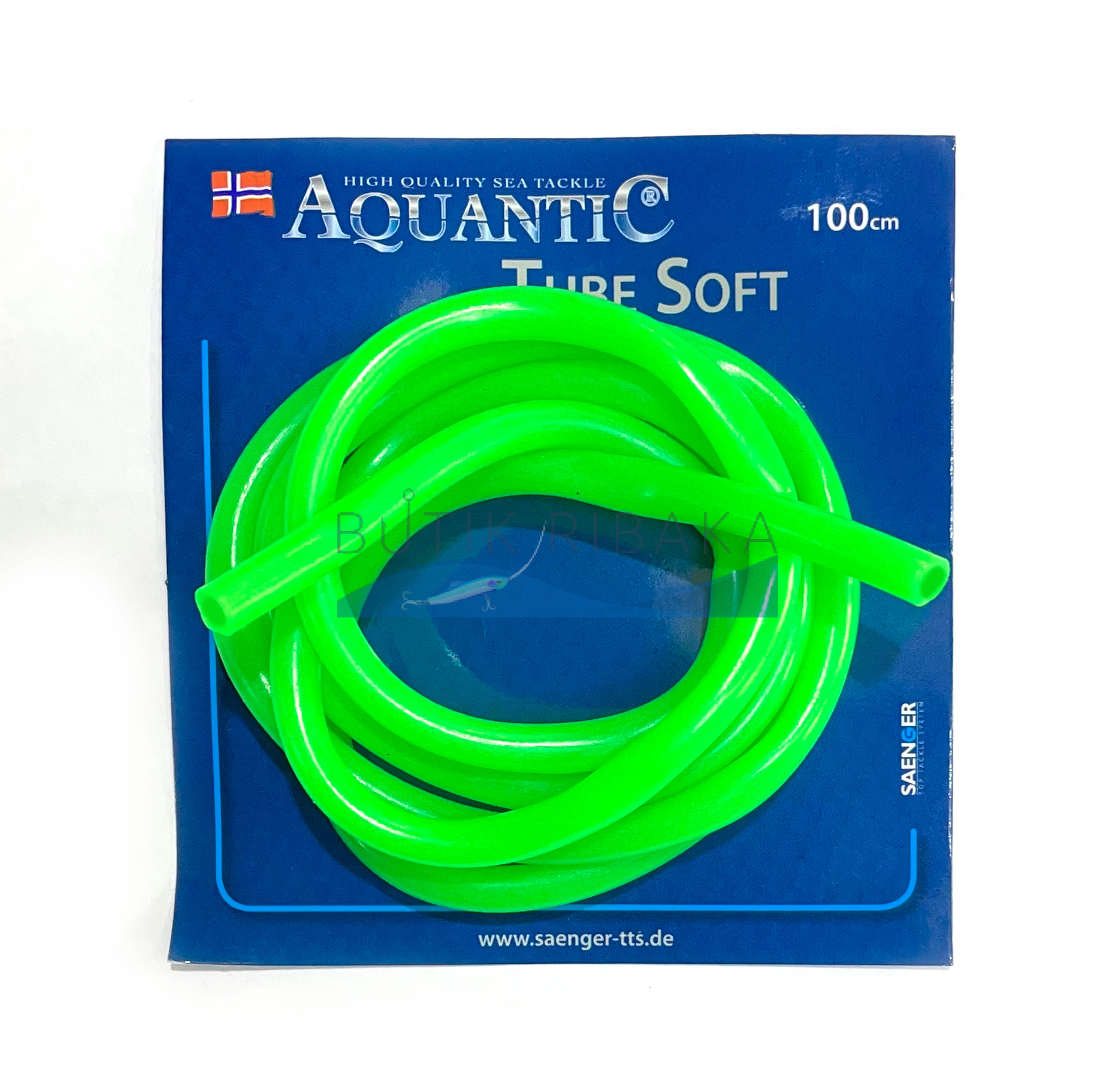 Трубка силиконовая Aquantic Tube Green Fluo (1 метр)