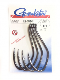 Крючки на сома Gamakatsu LS-4644F #8/0 (4 шт. в уп.)