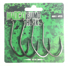 Крючки на сома Madcat Sumo Hook #8/0 (4 шт. в уп.)