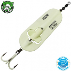 Блесны на сома MadCat A-STATIC RATTLIN SPOON - 110гр (Темный in the Glow) Светящаяся