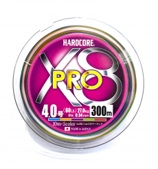 Плетеный шнур Duel Hard Core X8 Pro #4 (0.34мм) 300m