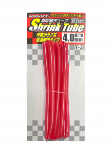 Термоусадка DECOY Shrink Tube красная (4мм)