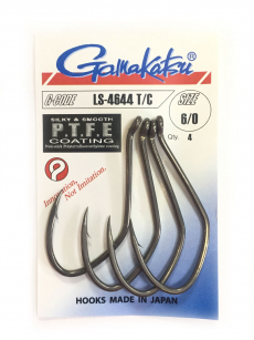 Крючки на сома Gamakatsu LS-4644F #6/0 (4 шт. в уп.)